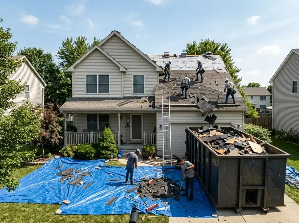 roof-replacement-debris-remova-004 — frequently asked questions, Cheapest Dumpster Rentals in Gurnee, IL